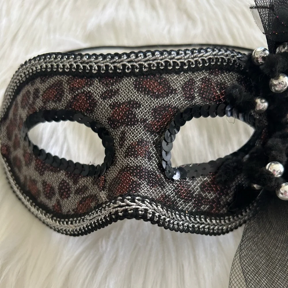 Pier 1 Imports Masquerade Mark with jewels and feathers